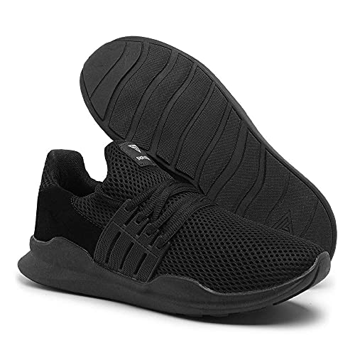 Tênis de Caminhada Confortável Simon vergan - Black - 41