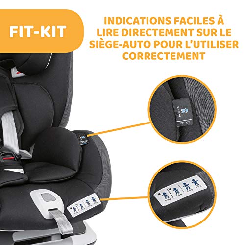 Cadeira Auto Seat Up 012 Jet Black, Chicco, Preta