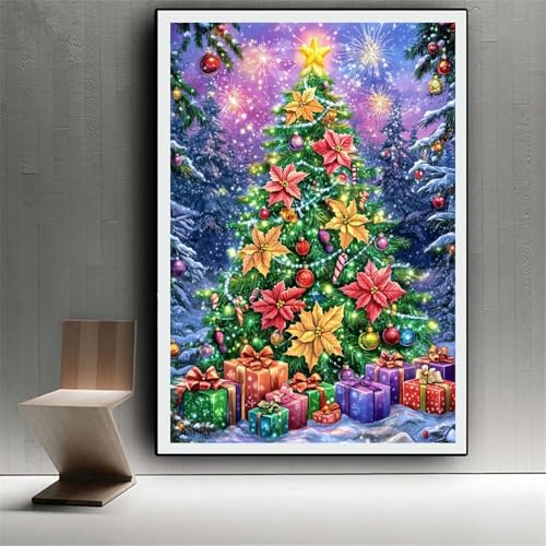 Diamond painting Noël pour décorer le salon en famille avec les loisirs créatifs
