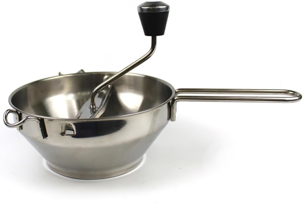 Stainless Steel Food Refiner for Cooking Effortless Jam and Puree Maker for Fruits and Vegetables Easy Clean Design with Comfortable Grip for Homemade Food
