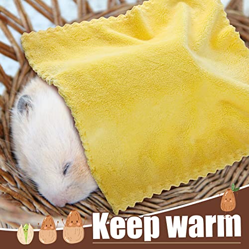 8 Pieces Guinea Pigs Blankets Guinea Pig Accessories Hamster Fleece Cage Liners Small Animal Bedding Mats Bathe Towels Warm Blankets For Guinea Pig Hamster Ferrets Hedgehogs #TOP6