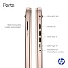 HP 14 Business Laptop, Microsoft Office 365 with Copilot AI & 1TB OneDrive, 16GB RAM 320GB Storage (256GB SSD+64GB eMMC), Dual-Core Intel Processor, Win 11, PLUSERA Earphones, Rose GoldBest Value