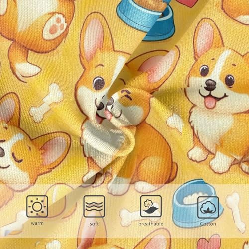 Joisal Cute Cartoon Dogs Yellow Little Girl Panties Toddler Girls Underwear Cotton Stylish Undies Kids Briefs 2t3