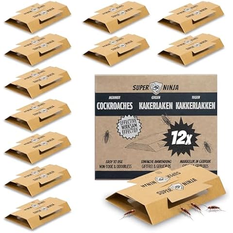 Super Ninja Cockroach Killer Traps - 12 Pack Cover
