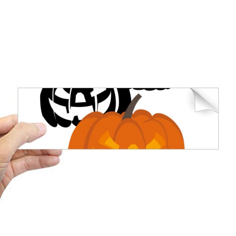 Sticker fenêtre Halloween citrouilles autocollant rectangulaire décoration Hallowmas