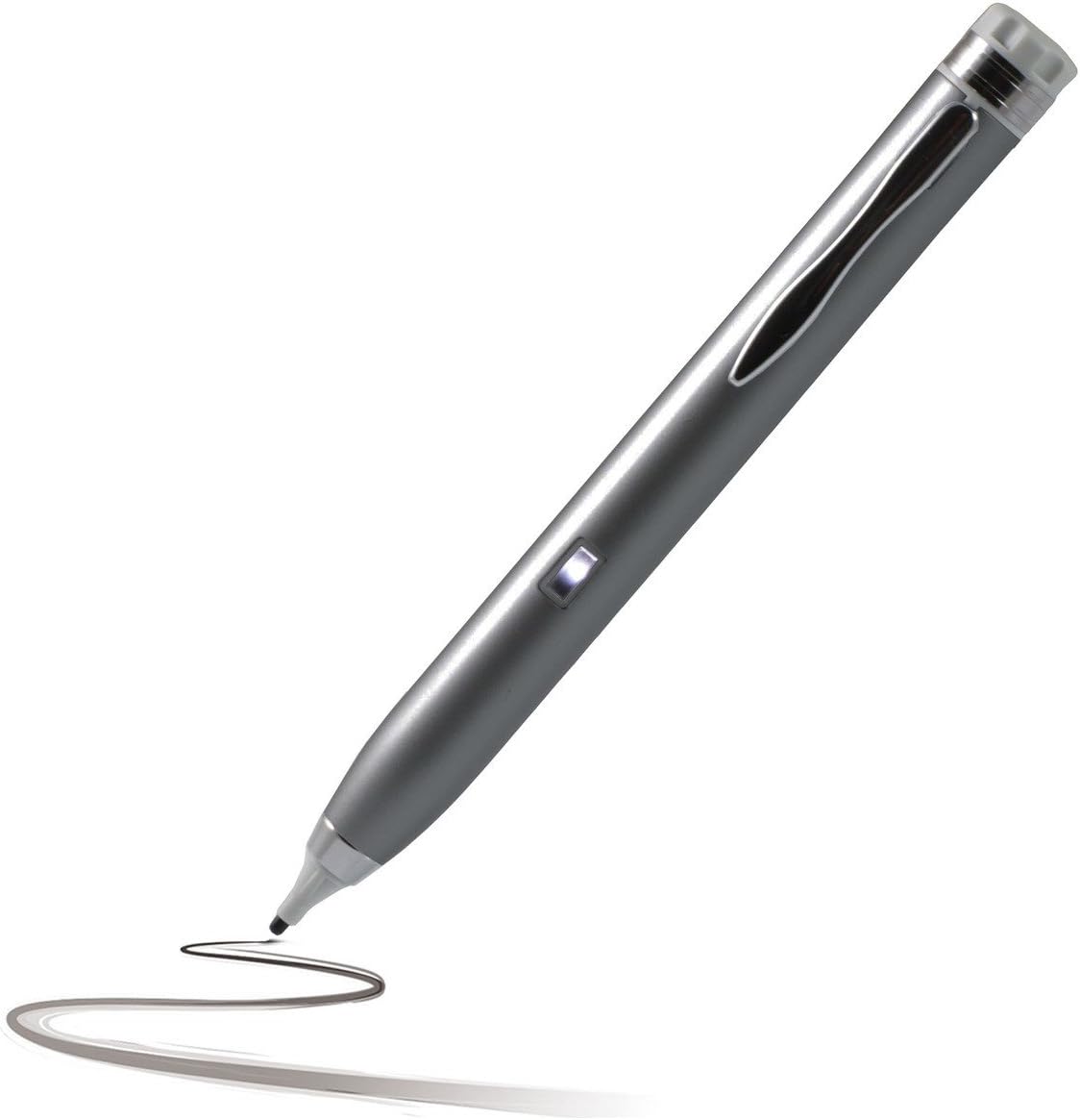 Navitech Grey Pro Works Active Stylus Pen Compatible with Nokia Lumia 950 5.2"