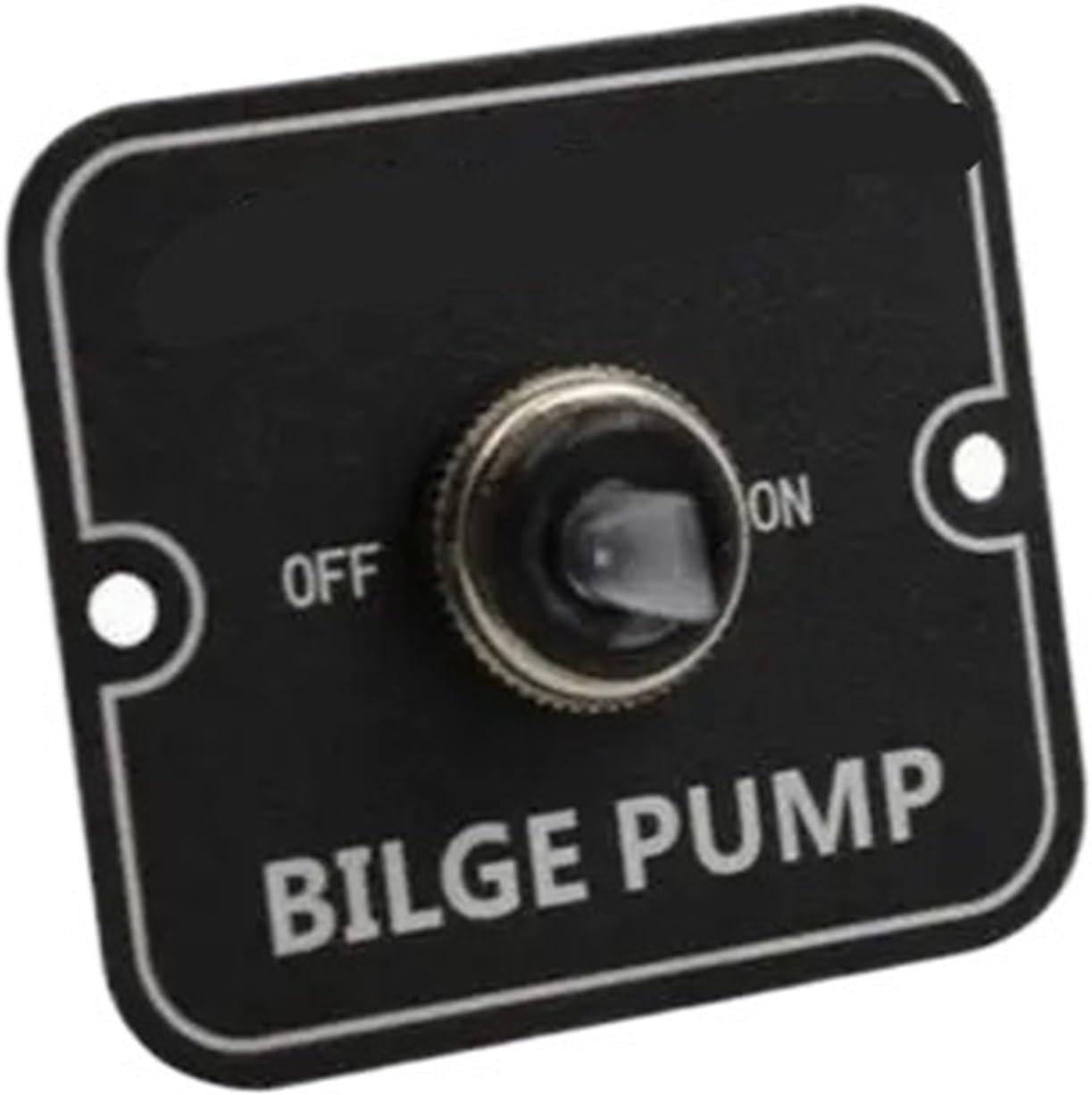 DC12V 24V RV Switch Panel SFSP-02 Bilge Pump Aluminum Switch 2-Way Control Panel