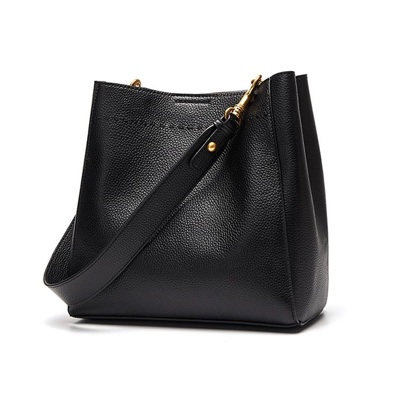 Hobo Taschen für Frauen Leder Eimer Umhängetasche Tote Top Handle Taschen Casual Damen Handtaschen mit Breiten Riemen für Arbeit Einkaufen Dating