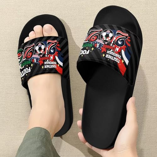 Image of Open Toe Slippers for Women Rubber Slides Womens Sandal Slippers