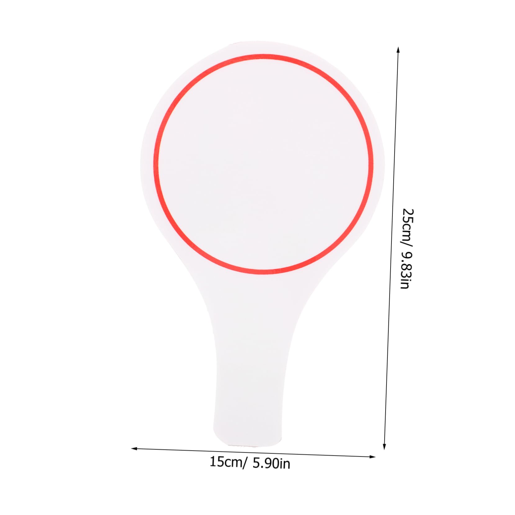 BCOATH 4Pcs Double Sided Dry Erase Scoreboard Writing Paddles for Judges Erasable Voting Board for Events and Competitions