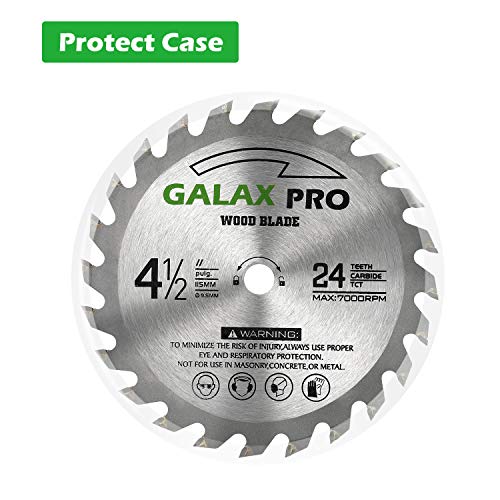Galax Pro Saw Blade Set, Pack Of 4 Assorted 60T Hss Metal/24T Tct Wood/Diamond 4-1/2-Inch Circular Saw Blade With 3/8" Arbor For Fast Cutting… #TOP6