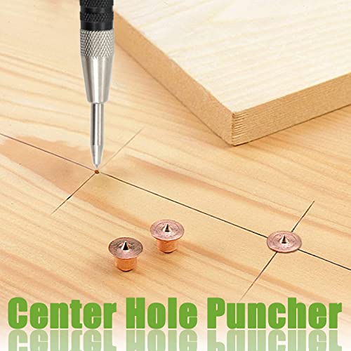 image for Bestgle Automatic Center Punch, Heavy Duty Steel Spring Locator Hole P