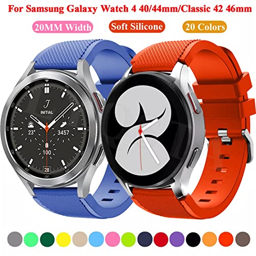 Bracelet de montre de sport anti irritation pour Samsung Galaxy Watch 4 44mm