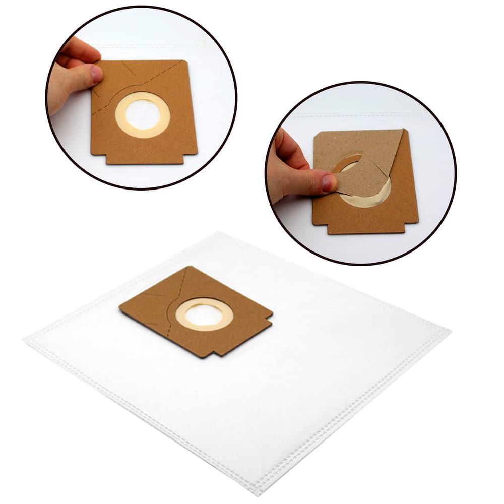 Sacchetto per aspirapolvere adatto per Alaska – VC 3701 aspirapolvere di marca dustwave® – Made in Germany + con microfiltro bianco