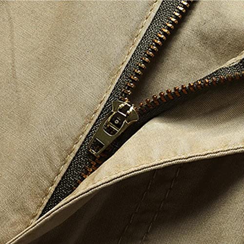 Herenshorts Grote zak Effen kleur Stretch Eenvoudig midden van de taille Recht Mode Comfortabel Casual Veelzijdig Knap - Afbeelding 5