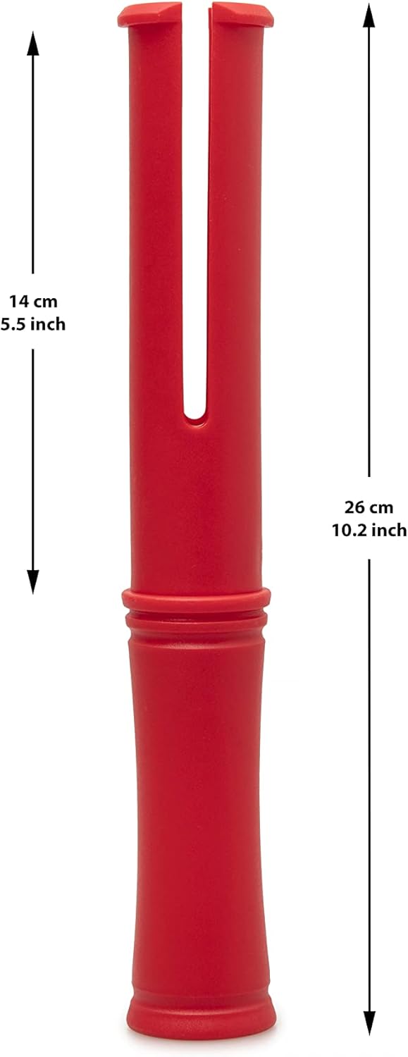 Stretch Film Wrap Dispenser - Pallet Wrapping Tool for Packing, Shipping, Warehouse, Logistics - Adjustable to Hold 17" and 19" Rolls of Shrink wrap - with Hand Wrapping Tool