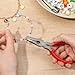 3 Pcs Needle Nose Pliers 5 Inch Long Nose Pliers with Side Cutter Spring Small Plier for Jewelry Repair Wire Wrapping Beading Crafts Jewelry Making Supplies