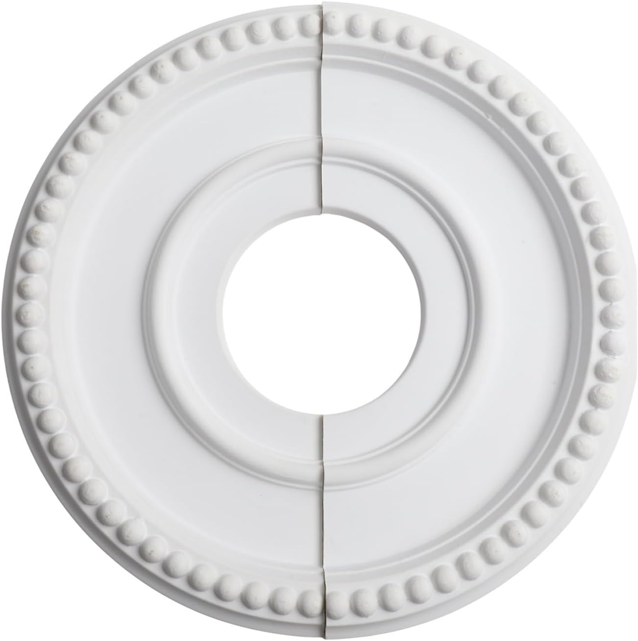 Chic Round Ceiling Medallion PU Decorative Plate For Ceiling Fans And Light Fixtures, Simple Installation