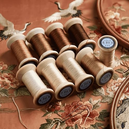 Image of Natural 100% Mulberry Handmade Embroidery Silk Thread Silk Floss (62)