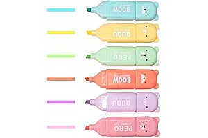 Yoobi Mini Highlighters: Pocket-Sized Precision for Studying and Note-Taking