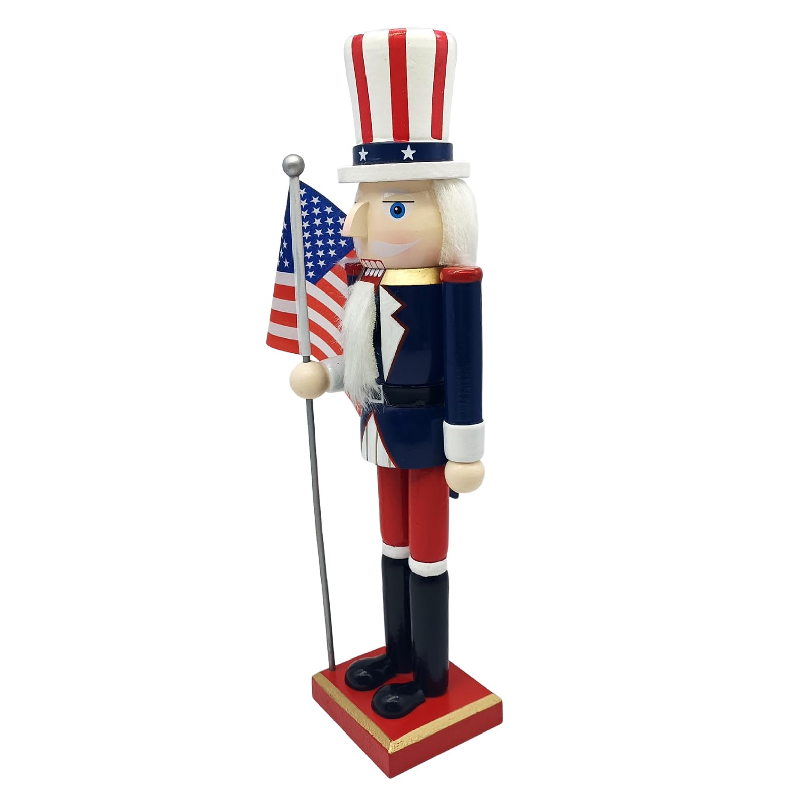 Statue de soldat Casse-Noisette en bois pour décoration intérieure de maison