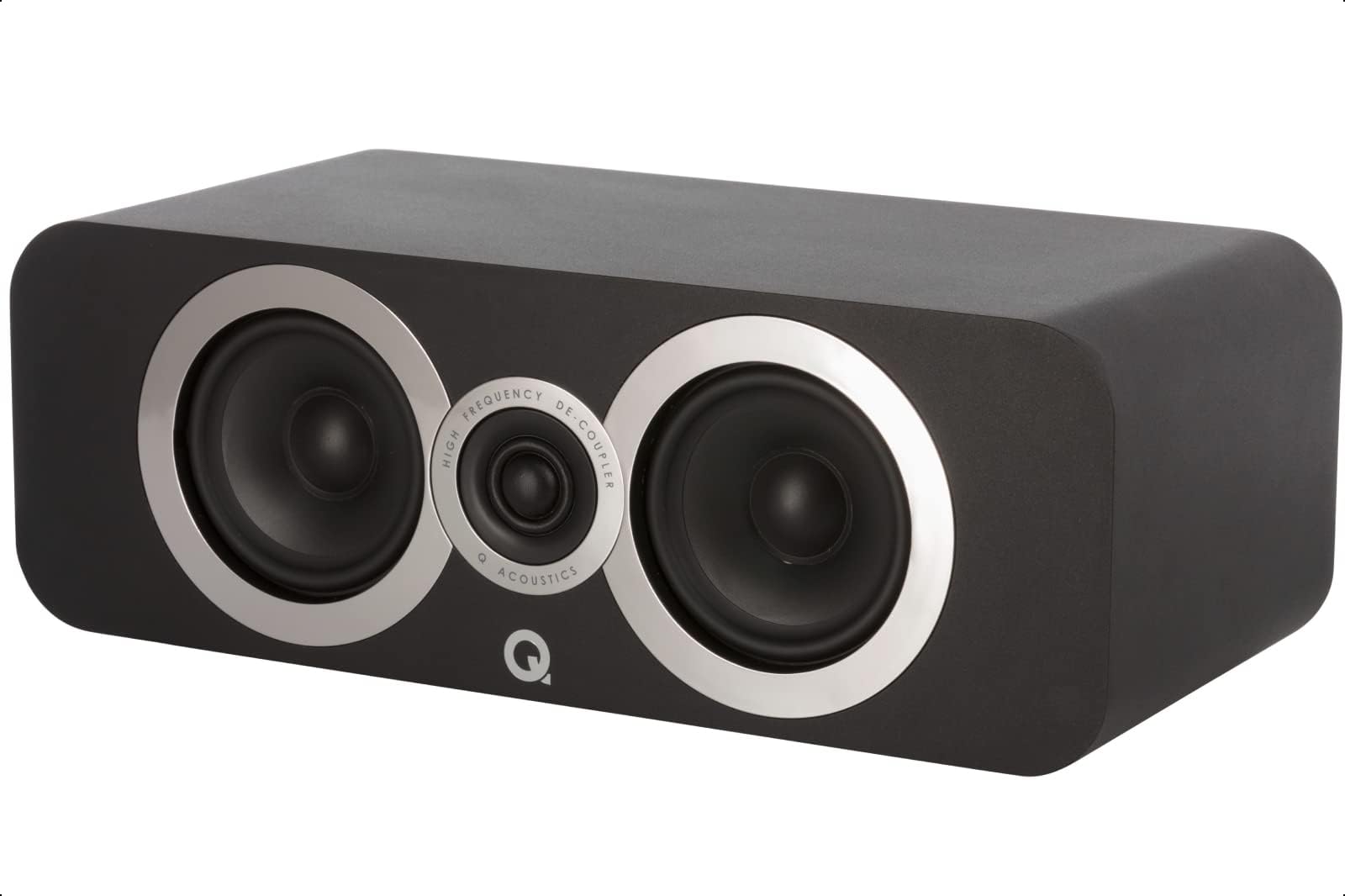 3090Ci Centre Speaker Carbon Black - Featuring 2-way Reflex Enclosure Type, 2 x 100mm (4") Mid/Bass Driver, 1 x 22mm (0.9") Tweeter - Passive Speakers/Hi-fi Speaker Systems