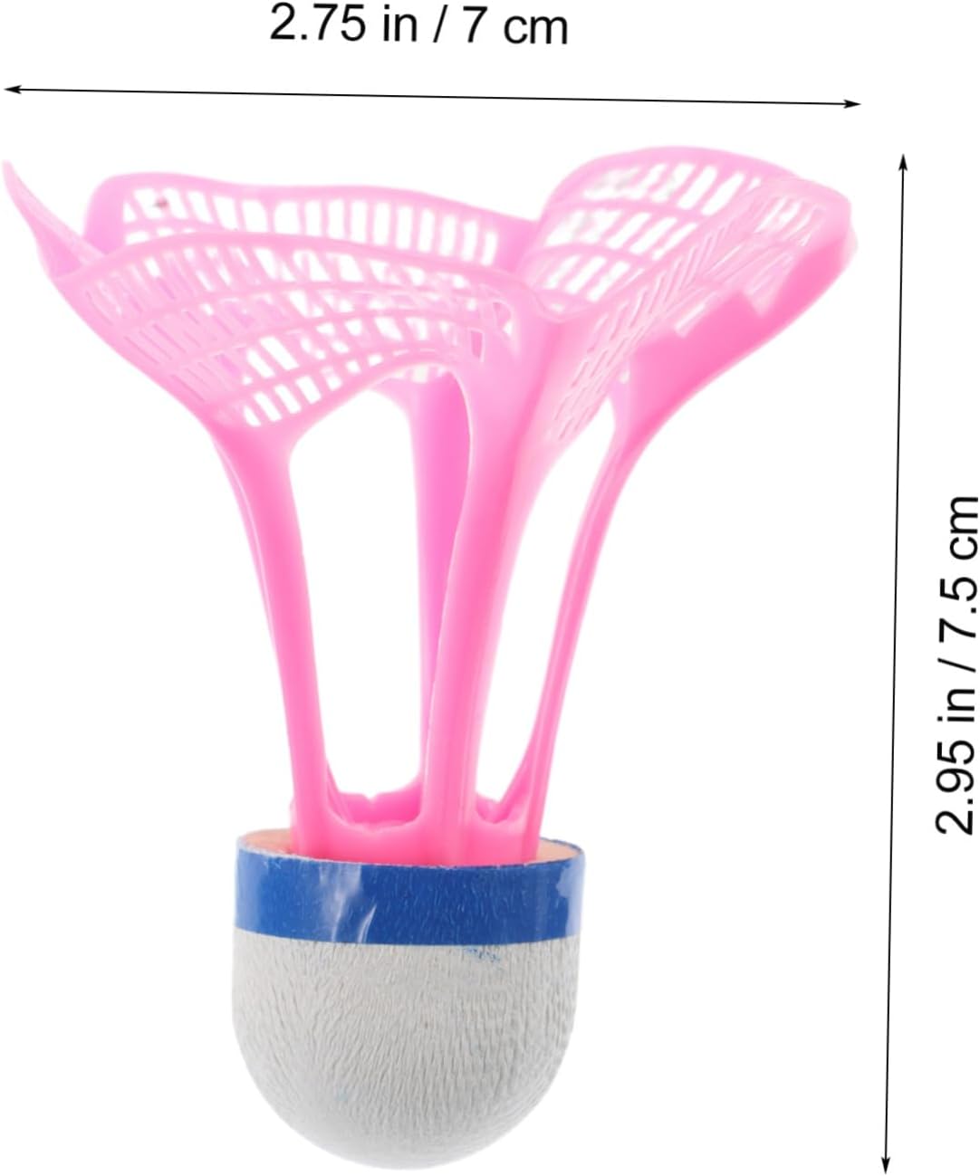 3pcs Heavy Badminton Shuttlecocks Rebound Nylon Birdie Set for Training