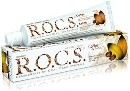R.O.C.S. Coffee & Tobacco toothpaste 74 gr (13.50 LB/100 gr) by rocs