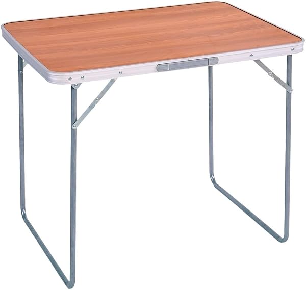 Mesa plegable compacta de camping y playa
