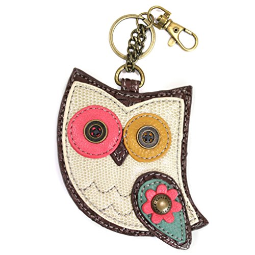 CHALA Bird Collection Women's Decorative Key Fob/Coin Purse Accessory - Owl Gen II