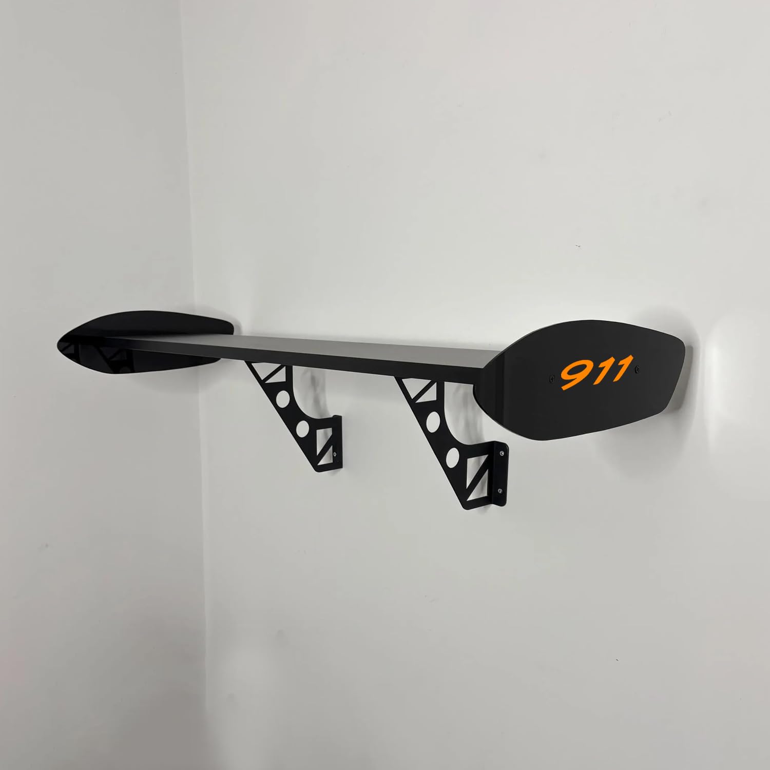bestofCRAFT GTR Spoiler Shelf for Wall, Home Setup | Race Car Inspired Wall Shelf | Automotive Decor, Motorsports Furniture (Black Vinyl Sticker, 27.5 Inches) (Black Vinyl Sticker, 27.5 Inches)-image-31