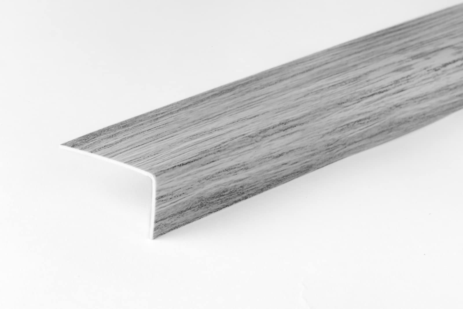 Cezar Wood Effect Plastic Pvc Corner 90° 1 Meter Angle Wall Guard Edge Protector Tmw Profiles (Ash Tree, 40X20 Mm)