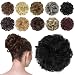 FESHFEN Synthetic Hair Bun Extensions Messy Hair Scrunchies Hair Pieces for Women Hair Donut Updo Ponytail