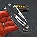 VORTEK Ball Bearing Pivot System Folding Pocket Knife, EDC Everyday Carry, 8Cr13MoV Stainless Steel Tanto Blade