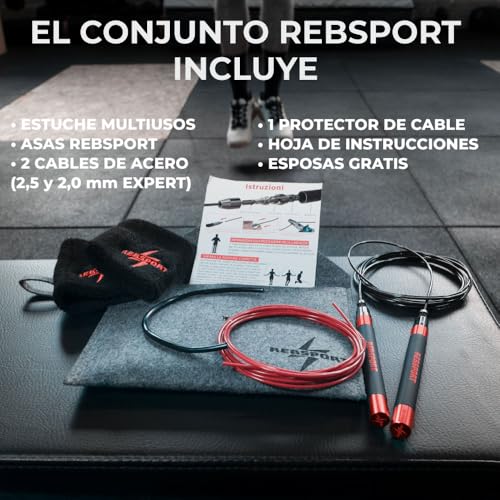 Cuerda para saltar de Crossfit ideal para perfeccionar el doble under 2