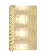 50cm x 100cm Wiener Geflecht,Wiener Geflecht Meterware,Kunststoff PE Cane Webbing Rattan Roll,Wiener Geflecht Flechtmatten for Rattan Craftsmen,Handgemachtes PE Rattan Geflecht für DIY Möbeldekoration