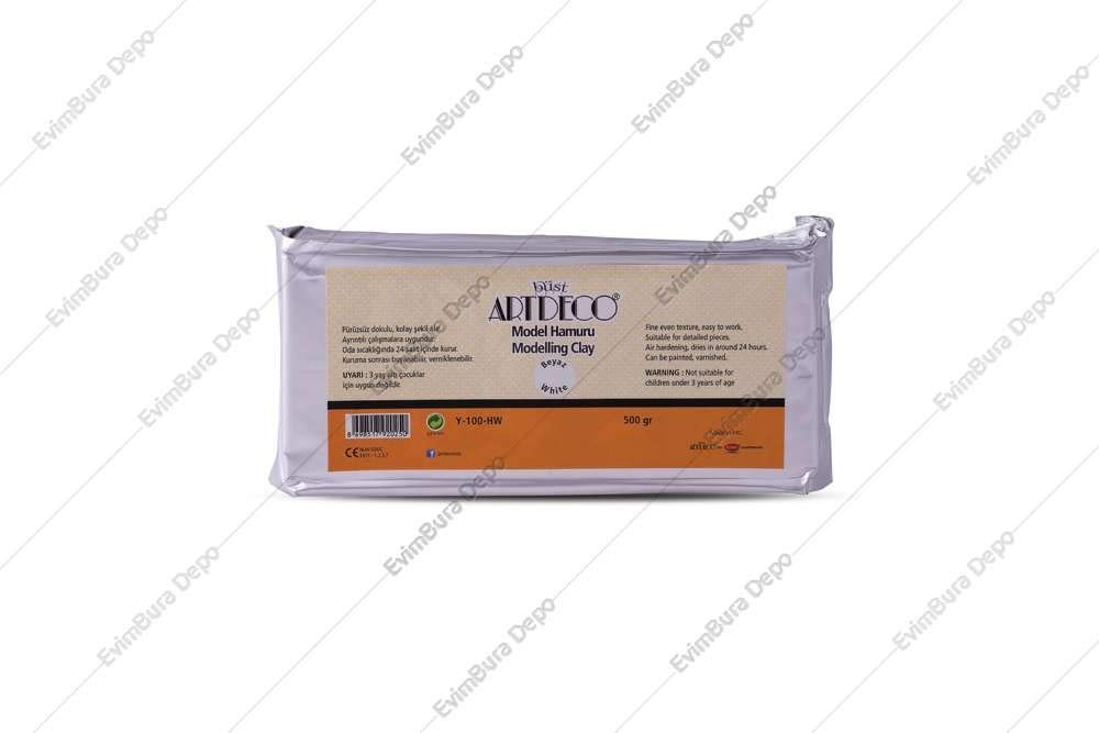 Artdeco Model Plastilina da 500 g, colore: Bianco