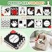 BBWOO High Contrast Baby Toys for Newborn - Tummy Time Black and White Baby Toys for 0-3-6-12 Months - Soft Montessori Visual Stimulation Sensory Infant Book - Gift for Boys Girls