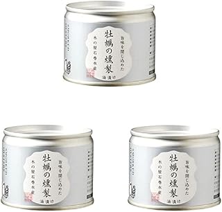 木の屋石巻水産 牡蠣の燻製 油漬け 115g×3個 缶詰