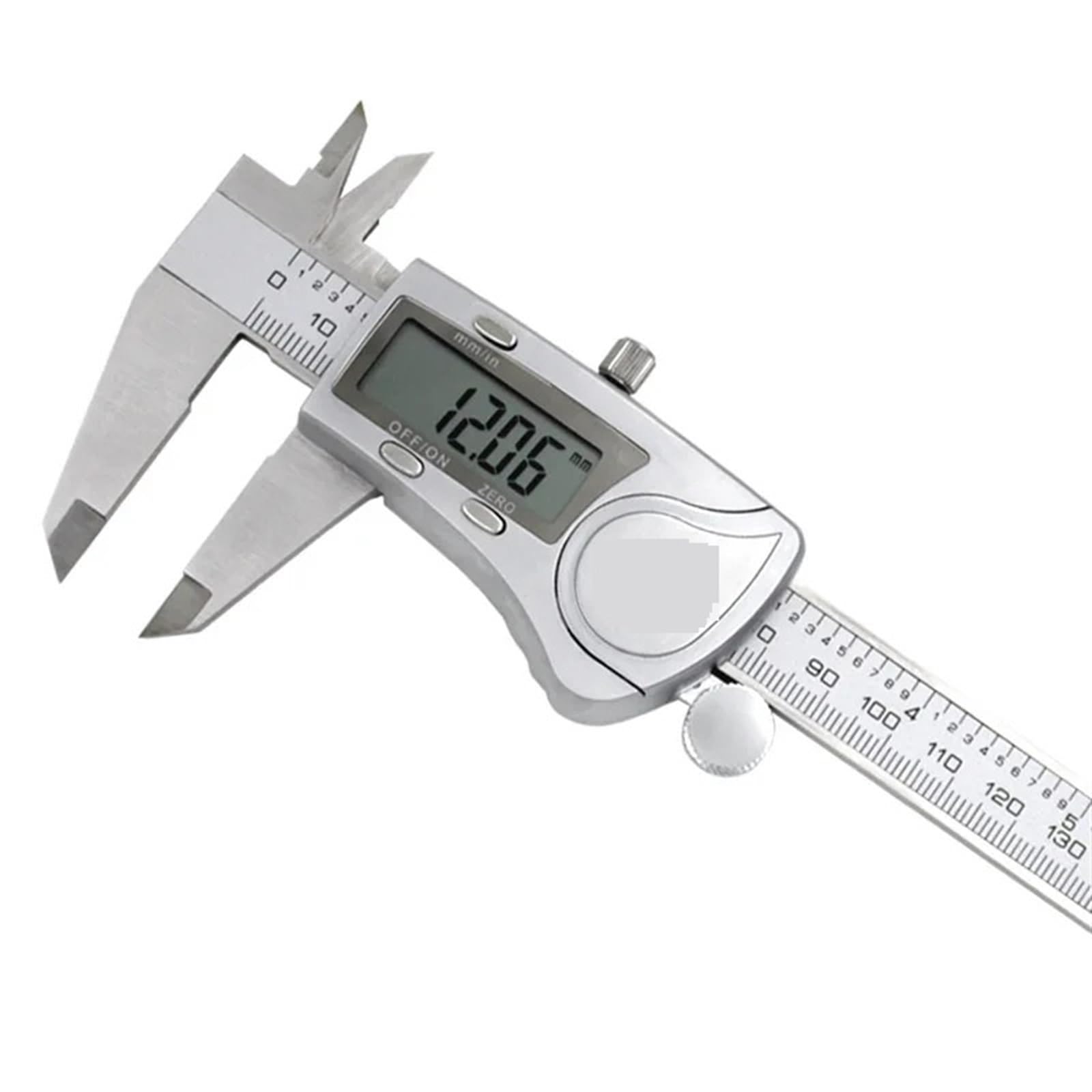 Pie de Rey Digital Calibrador de Acero Inoxidable Paquímetro Calibradores Digitales Calibre Vernier a Prueba de Agua Herramientas de medición Medidor de Espesor Profundidad