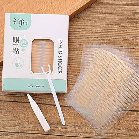 Double Eyelid Tape, 520pcs Double Eyelid Tape Invisible Self-adhesive Double Eyelid Strip Sticker Eye Makeup Tool Cover