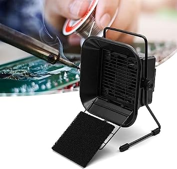 Solder Fume Purifier, Adjustable Fume Purifier, Preventative Absorber, with Activated Carbon Filter, Suitable for Brazing and Soldering.