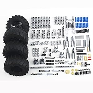 TTLYHEK Technics Fahrwerkssystem mit Reifen (200 Teile)