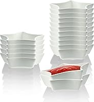 Vista 2 de SOCOSY - Juego de platos de salsa de cerámica multiusos en forma de estrella, platos de condimento, plato de sushi para aperitivos, platos de salsa