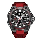 Top 10 Picks for the Best 200 Dollar Watch You’ll Love 3 KXAITO Men's Watches Sports Outdoor Waterproof Military Watch Date Multi Function Tactics LED Alarm Stopwatch (3311 Red)