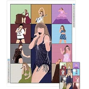 Ljevandria Taylor Diamant Painting Set Musik Singer