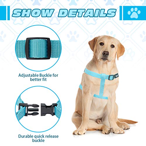 PUPTECK No Pull Dog Harness Soft Adjustable Basic Nylon Step in Puppy Vest Outdoor Walking with ID Tag - Image 5