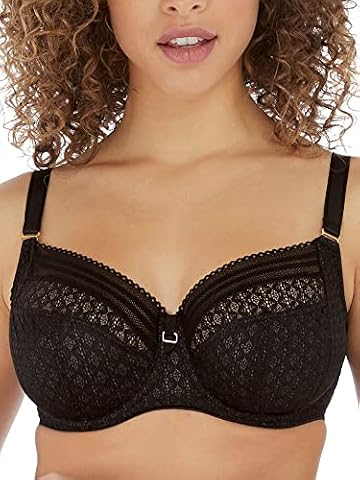 Freya Active Sonic formowany biustonosz sportowy J-Hook, Koronka Noir, 70K