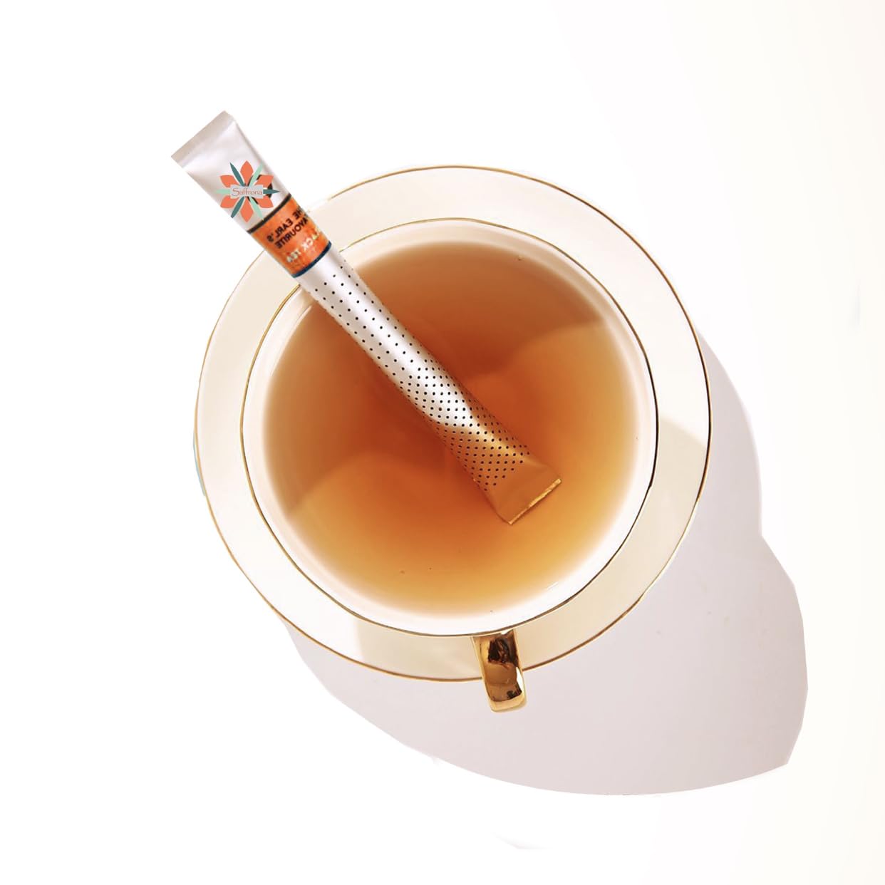 Saffrona سافرونا, اعواد الشاي السحرية لسد الشهية وحرق الدهون | تنحيف الجسم | التخلص من السموم الضارة | الآم القولون العصبي| (30 عود) (Box, Cherry)