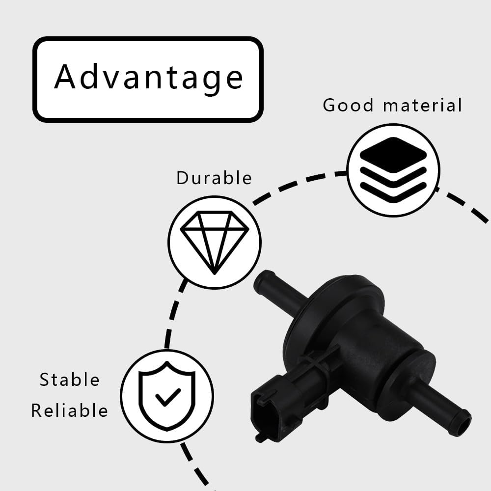 Car Vapor Canister Purge Valve Solenoid, Automotive Vapor Canister Emission Purge Valves Solenoid Replace #2891026900, 28910-26900, 911-808 for Hyundai Accent Elantra Kia Rio Rio5 Genesis